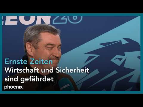 CSU-Klausurtagung: Bayerns Ministerpräsident Markus Söder im phoenix-Interview