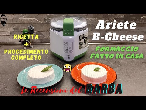 Ariete B-Cheese Homemade Cheese Machine - Full Procedure Recipe Tutorial