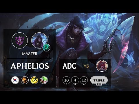 Aphelios ADC vs Xayah - KR Master Patch 9.24