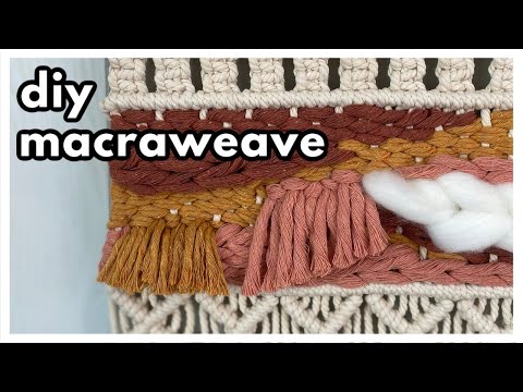 How To Make a DIY Fall Macrame Flower Wreath