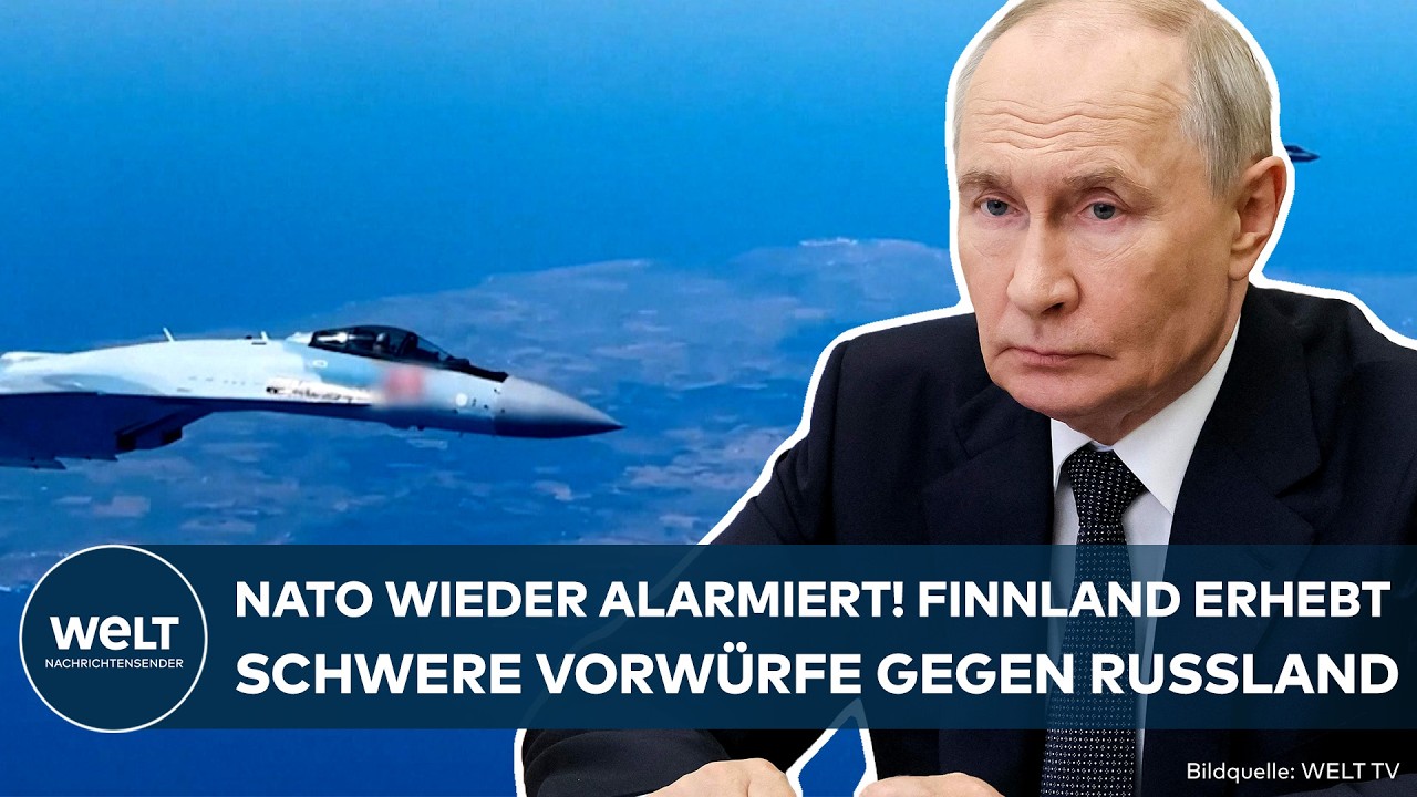 NATO ALARMIERT: Finnland wirft Russland erneute Verletzung des Luftraums vor