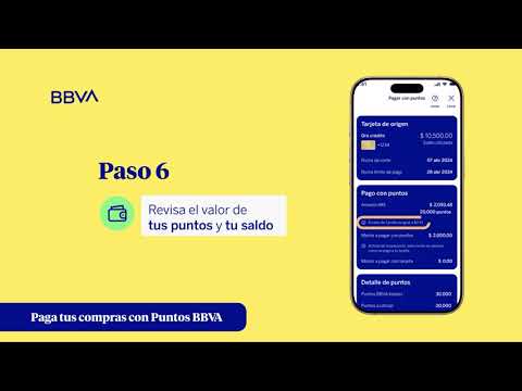 Paga tus compras con Puntos BBVA 