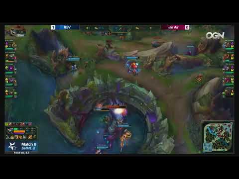 JAG vs KSV Highlights Game 2 LCK Spring 2018 W1D3 JinAir Green Wings vs KSV eSports !