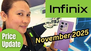 INFINIX Price List for November 2025 GT30 Hot 60 Note 50
