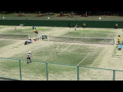 2016年IH テニス 女子 個人 シングルス 準々決勝 宮原三奈（福岡・柳川）vs 下地奈緒（沖縄・沖縄尚学）④