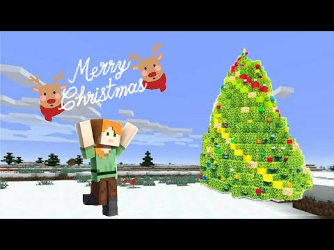 Epic minecraft Bulid Tallest Christmas tree Challenge! |Minecraft