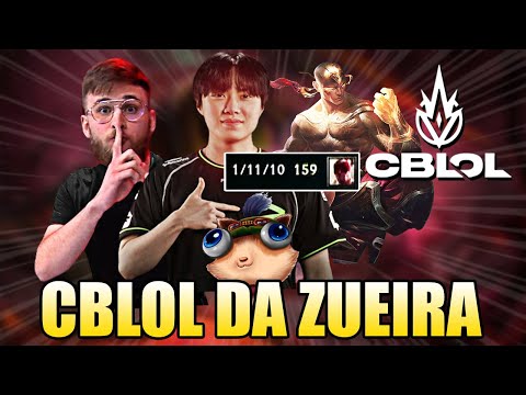 COREANO 1/11 E RANGER SABOTADO - CBLOL DA ZUEIRA