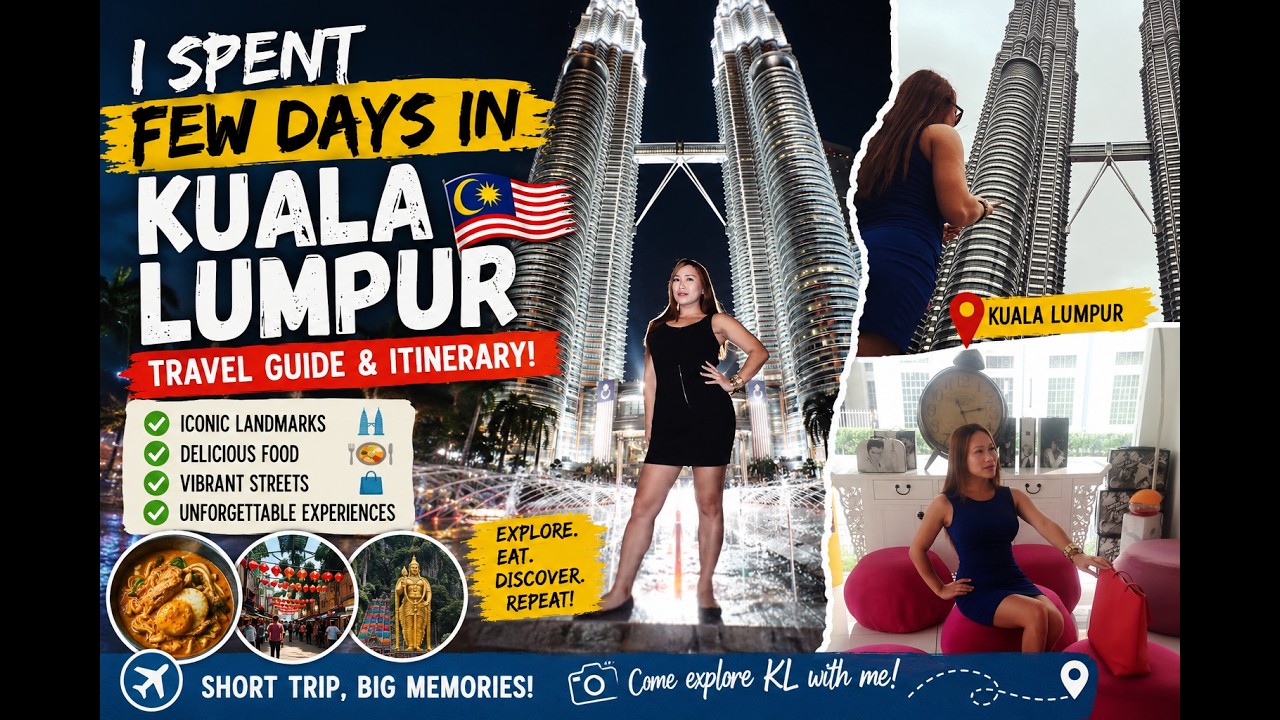 I Spent Few Days in Kuala Lumpur 🇲🇾 | Travel Guide and Itinerary!