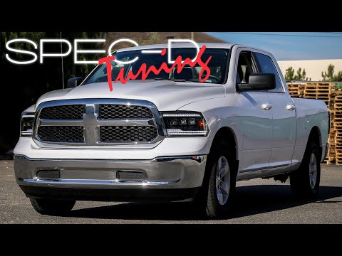 SPECDTUNING INSTALLATION VIDEO: 2009-2019 DODGE RAM 1500 PROJECTOR HEADLIGHT