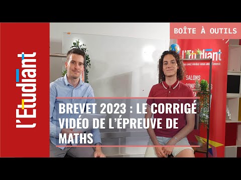 Brevet 2023 : le corrigé de l'épreuve de maths