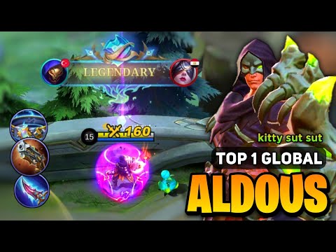 ALDOUS KING! One Shot Build [ Top 1 Global Aldous Best Build ] By kitty sut sut - Mobile Legend