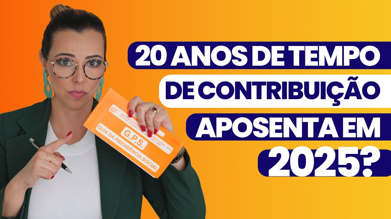20 ANOS DE TEMPO DE CONTRIBUIÇÃO! Consigo aposentar em 2025?
