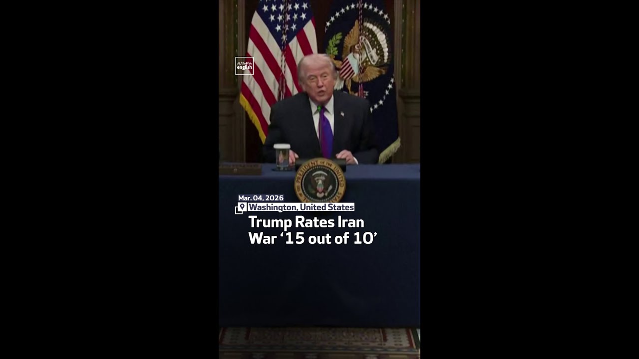 Video | Trump Rates Iran War ‘15 out of 10’
