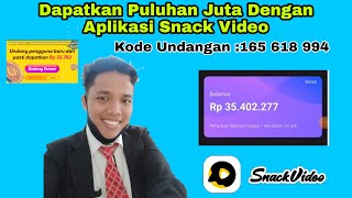 Download lagu Cara Mudah Mendapatkan Uang Di Aplikasi Snack Video ❗❗❗ mp3
