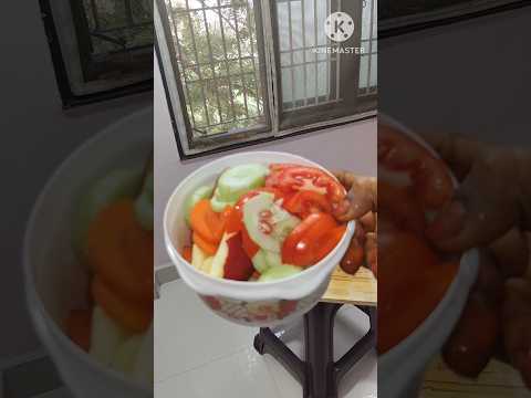 mixed fruit and veg salad #telugusongs #trendyshorts #health