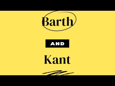 KBI#2 Barth and Kant