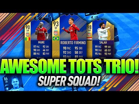 93 TOTS FIRMINO, 90 MANE & 98 SALAH! THE EPL TOTS TRIO OF DREAMS! FIFA 18