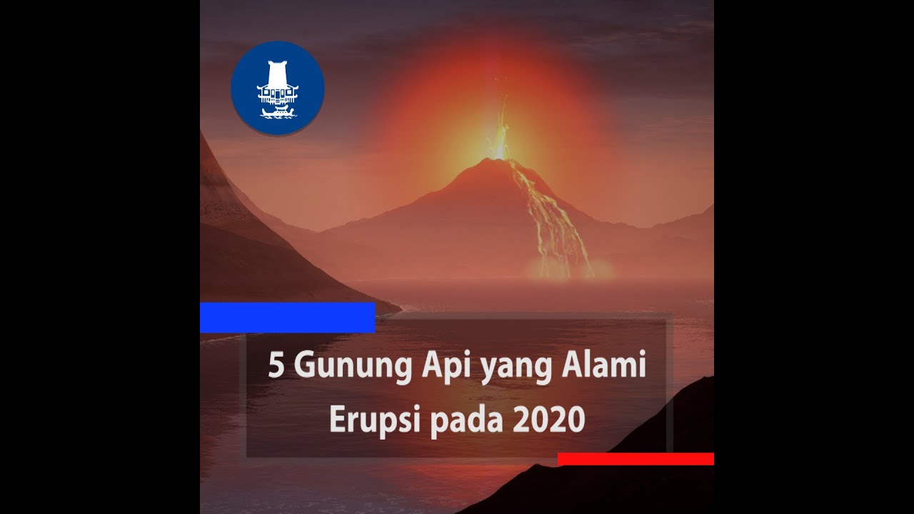 5 Gunung Api yang Alami Erupsi pada 2020