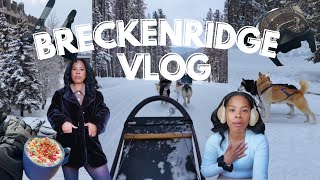 Breckenridge Travel Vlog (Black ski trip, dog sledding, apres ski, coldest ski day ever)