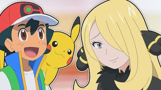 Ash Ketchup solves a mystery with Cynthia (Pokémon Anime Abridged Parody)