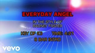 Radney Foster - Everyday Angel (Karaoke)