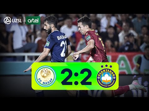 Superliga 14-tur. Nasaf - Paxtakor bahsida kiritilgan gollar va xavfli vaziyatlar (Highlights)