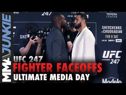 UFC 247 media day faceoffs