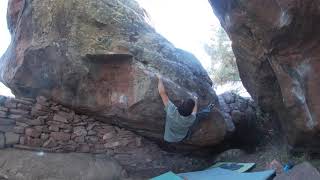 Video thumbnail de Chinaski, 7a. Albarracín