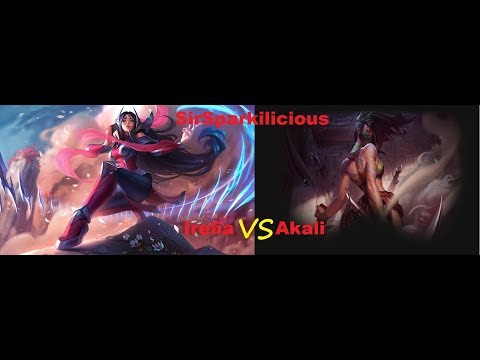Irelia VS Akali Rework!! (DOES IRELIA CRUSH HER!!!!?????)
