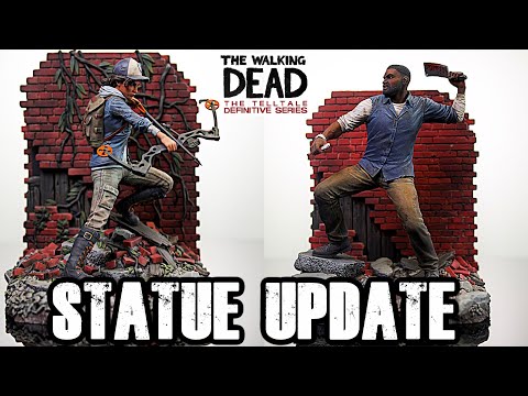 NEW CLEMENTINE AND LEE STATUE UPDATE - The Walking Dead