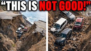 Footage of a California Highway Sliding Into the Ocean Revealed Something Sinister