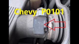 Fixes Chevy GM P0101: Mass or Volume Air Flow (MAF) Circuit Range/Performance