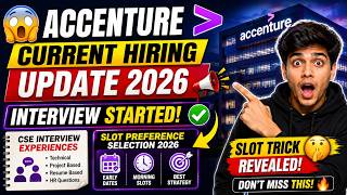 😱Accenture Current Hiring Update 2026 | CSE Interview Experiences | Accenture Interview 2026