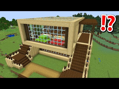 Building A Modern Wooden House in Minecraft