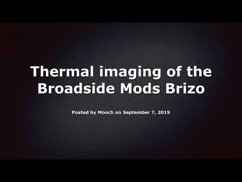 Thermal imaging of the Broadsides Mods Brizo mech