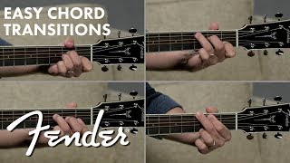 How To Play The Am + C + F + G Chords Together | Fender Play™ | Fender