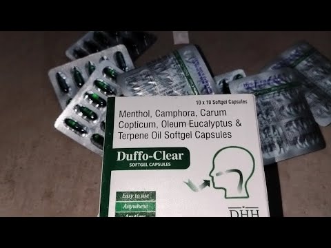 duffo clear | menthol camphora carum copticum oleum eucalyptus terpene oil softgel review