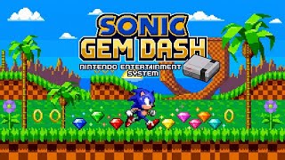 Sonic Gem Dash - Nintendo Entertainment System 