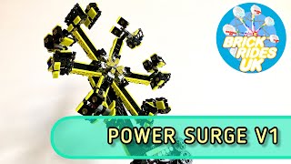 🎡 POWER SURGE V1 😱 LEGO Ride - Amusement Park Ride #legorides