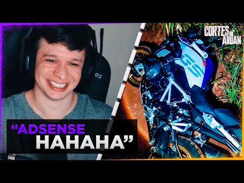 ARUAN REAGE A FUI NA ESTRADA AMALDIÇOADA COM A MINHA MOTO NOVA (RENATO GARCIA) - Cortes do Aruan