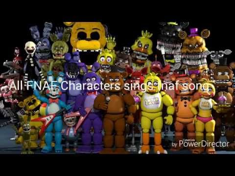 All FNAF Characters Sing The FNAF Song