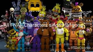 All FNAF Characters Sing The FNAF Song