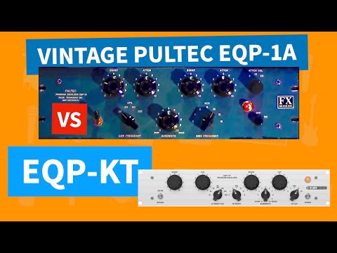 Vintage Pultec EQP-1A vs Klark Teknik EQP-KT | Watch To The End!