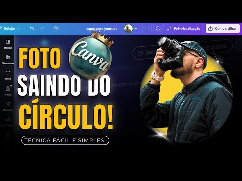 Como Fazer Foto Saindo do Círculo no Canva (Efeito Pop Out) – Jeito Simples e Rápido!