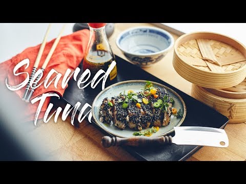 5 minute Seared Tuna. -5 STAR CHEAP/FAST RECIPE-