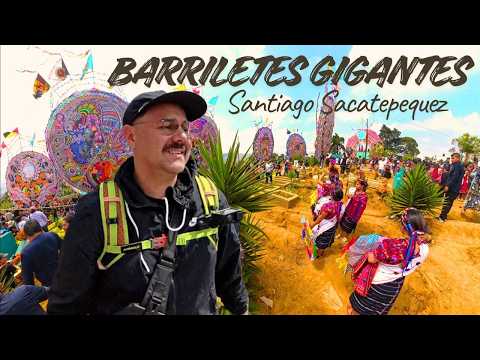 BARRILETES GIGANTES: La Tradición Maya mas GRANDE  de Guatemala - SANTIAGO Sacatepéquez Parte 1 E7