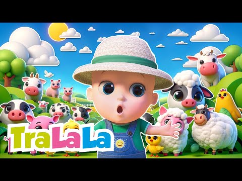 Cântece pentru copii - Ferma bunicului ( Old MacDonald had a Farm )🤩 Melodii educative de la TraLaLa