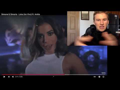 Simone & Simaria - Loka (Ao Vivo) ft. Anitta American Reaction