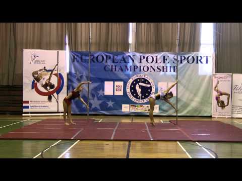 European Pole Sport Championship 2013   Doubles Juniors   Bernadett Floch, Eszter Szlávy