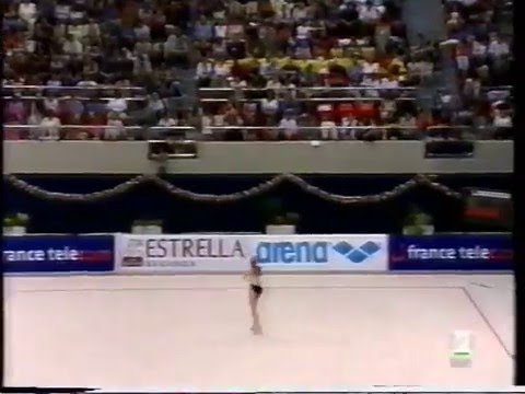 2000 gimnasia ritmica europeo Zaragoza final pelota